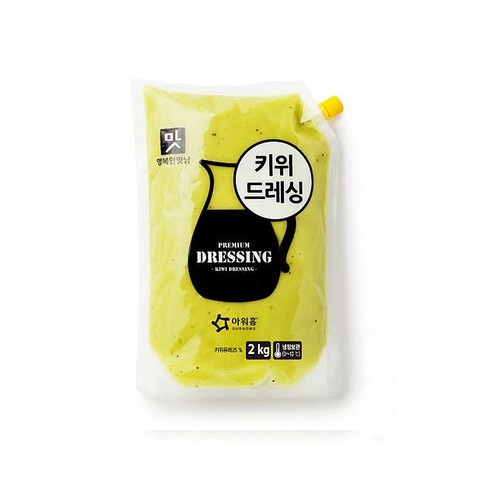 [먹깨비네] 아워홈 키위 드레싱 2kg 대용량드레싱