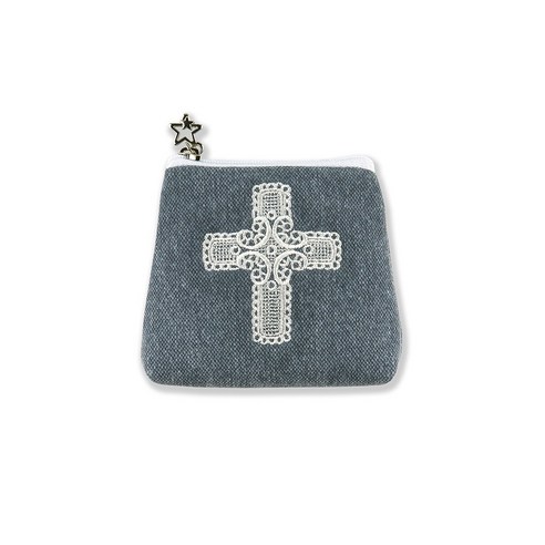 당신의 묵주를 위한 특별한 공간, 글라라미사보 레이스 십자가 묵주주머니