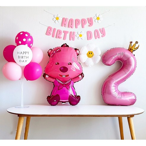 [하루비파티] 캐릭터풍선 두돌생일 생일파티세트, 루피, 1개