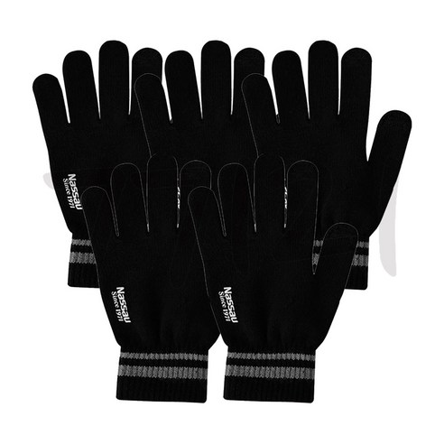 낫소 스마트 니트장갑 아동용/유소년용 핸드폰터치 가능 동계 방한 운동용장갑 (축구, 족구, 등산) 1개 테니스장갑