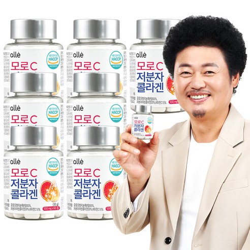 모로 오렌지 C 저분자 콜라겐 펩타이드 알레, 60정, 7통