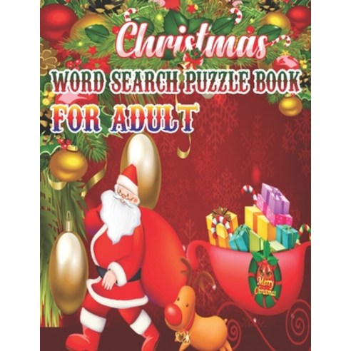 Christmas Word Search Puzzle book For Adult: Word Search Puzzle book Paperback, Independently Published