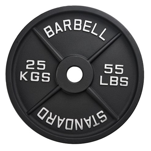 홈짐 헬스 중량 탄소강원판 바벨원판 1.25-25KG, 블랙, 1개, 25kg