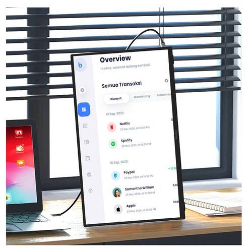 가볍고 컴팩트한 샤오미 BSCONN 휴대용 모니터로 이동 중에도 생산성 향상과 즐거운 엔터테인먼트를 즐기세요.