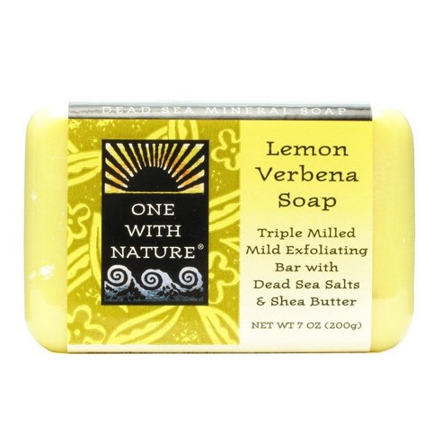 원위드네이쳐 데드 씨 미네랄 트리플 밀드 솝, 200g, Lemon Sage