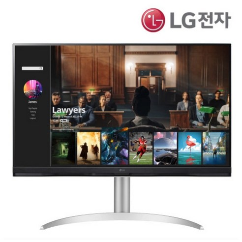 [공식인증점] LG 32SQ730SW 32인치 4K 스마트모니터 OTT / 스피커내장 / 미러링 / 리모콘포함