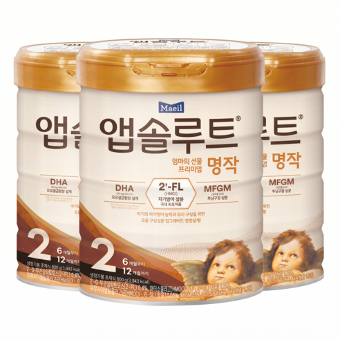 앱솔루트 엄마의 선물 프리미엄 명작 분유 2단계