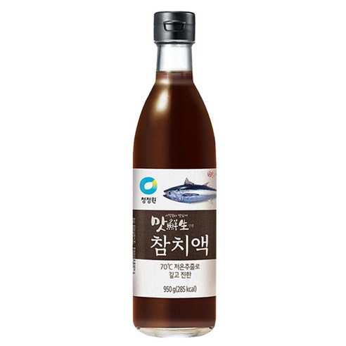 청정원 맛선생 참치액 / 훈연참치 저온추출공법 참치엑기스, 950g, 3개