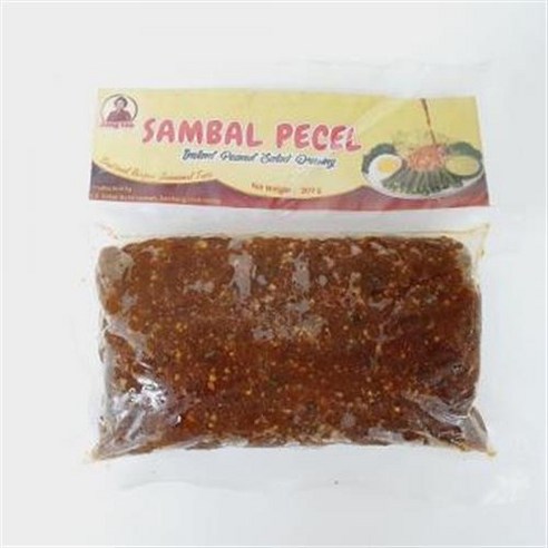 크베트나  Sambal Pecel Instant Peanut Salad Dressing 200g 삼발 쁘쩰, 1개