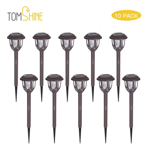 Tomshine 야외용 LED 태양광 정원등 10개: 야외 조명을 위한 완벽한 솔루션