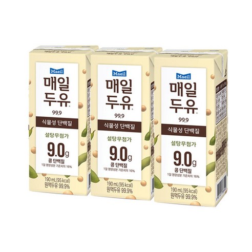 매일두유 99.9 190ml 두유, 72개