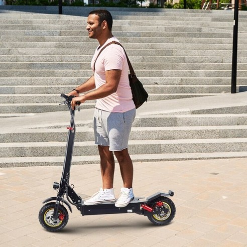 전기킥보드 전동킥보드 성인용킥보드 x1 1000w 48v 21ah 최대 31mph 30마일 범위, 검은색