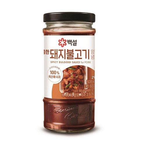 CJ 백설 돼지불고기양념, 5개, 290g