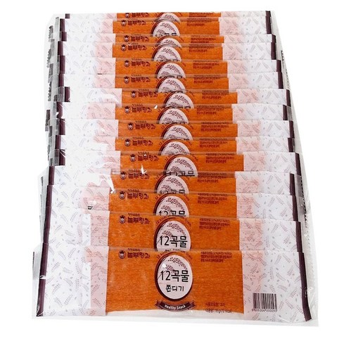 놀부명과 12곡물 쫀디기, 20g, 20개