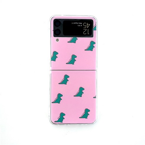 DFMEI 적용 삼성 케이스 인스 아기공룡 하드케이스 캐릭터 큐티 접이식 케이스