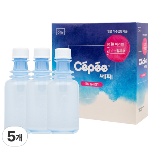 쎄페 여성 질세정제, 360ml, 5개