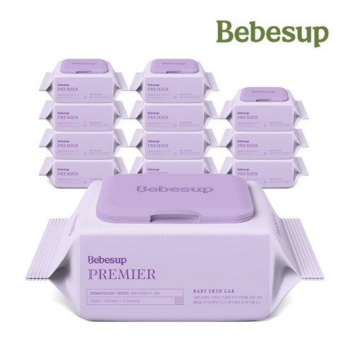 베베숲 프리미어 20매 휴대 캡 12팩, 12개