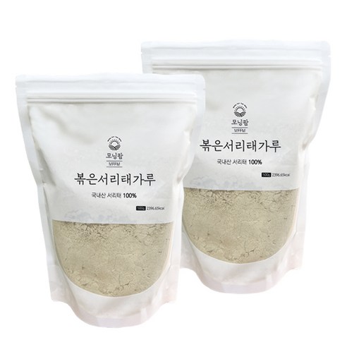 모닝팜 국산 쪄서볶은 서리태가루 검은콩가루 미숫가루 선식