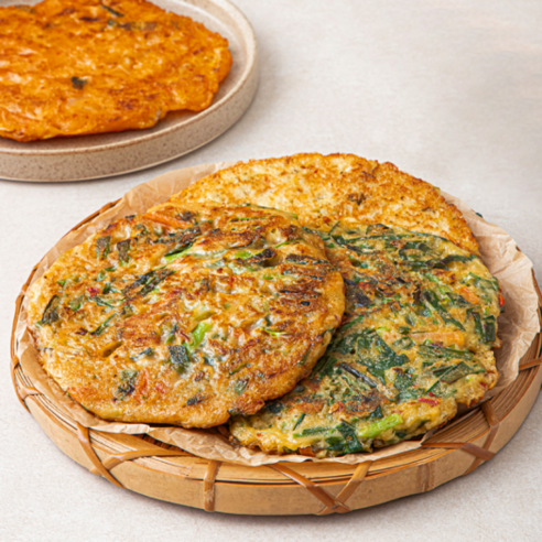 쿡생 사옹원 모듬통전 600g 해물파전+부추전+김치전+녹두전, 1개