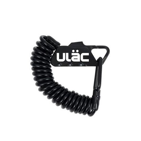 ULAC PICCADILLY 카라비너 케이블락 콤보 열쇠 블랙, 1개