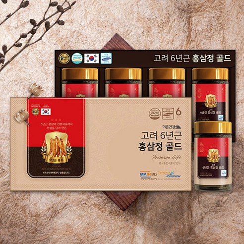 삼신고려홍삼 6년근 흑홍삼정골드, 240g, 4개