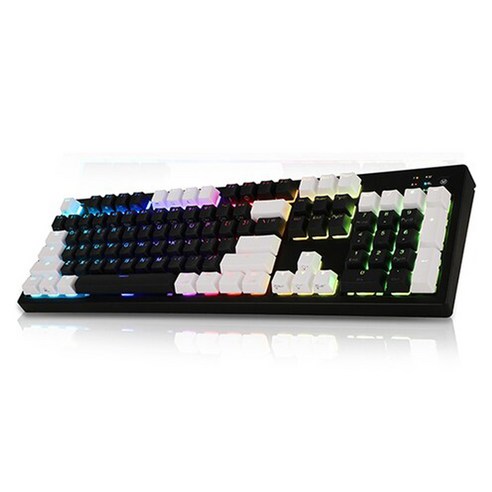 앱코 HACKER K997P PBT 투톤 RGB 완전방수 무접점 게이밍 키보드 (블랙 45g)