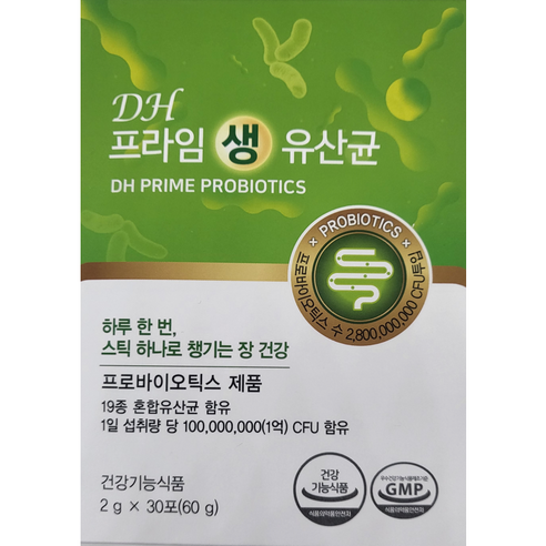 DH 프라임 생 유산균, 60g, 1개