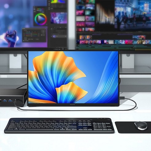 가볍고 컴팩트한 샤오미 BSCONN 휴대용 모니터로 이동 중에도 생산성 향상과 즐거운 엔터테인먼트를 즐기세요.