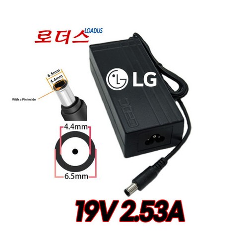 32sr83u LG 34WL50S 34WL50S-B 32TL62GH 27GN75P용19V어댑터