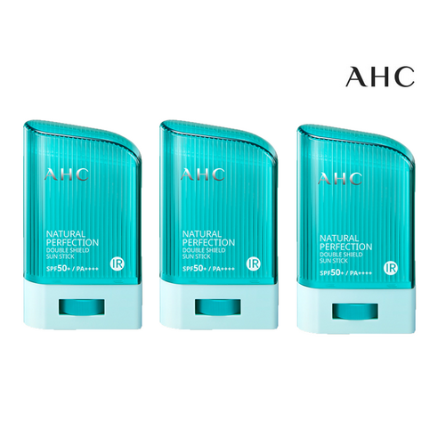 AHC 내추럴 퍼펙션 선스틱 22g SPF50+/PA++++, 3개