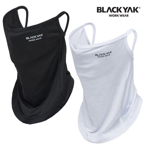 블랙야크 S페이스 스카프 /냉감소재 귀걸이 자외선차단 마스크, 블랙