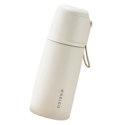 RELEA UP316 보온 보냉 텀블러, 1개, 아티스틱 화이트, 380ml