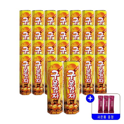해태 구운감자 맛 24g 묶음행사+사은품 막대과자, 30개