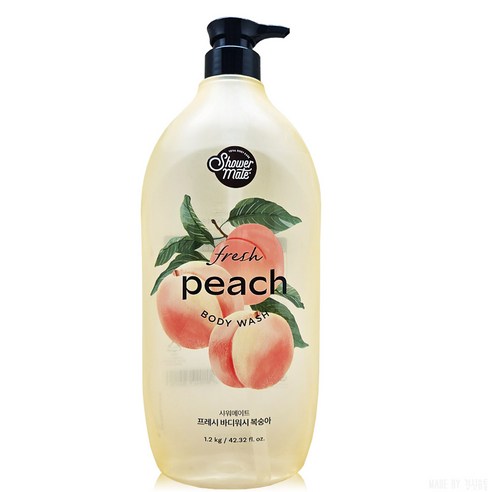 샤워메이트 바디워시 복숭아, 1.2kg, 6개