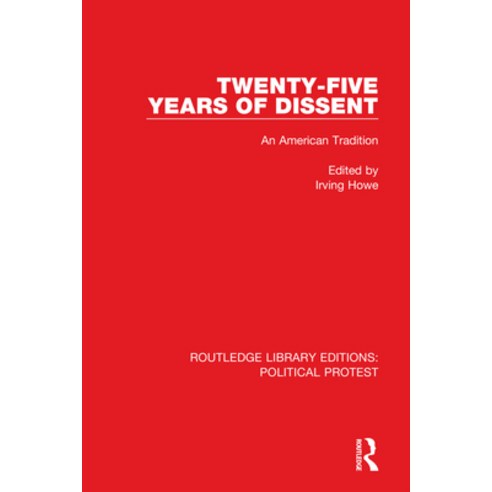 (영문도서) Twenty-Five Years of Dissent: An American Tradition Paperback, Routledge, English, 9781032045528