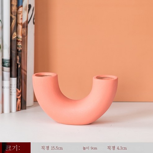 DFMEI 북유럽 Ins풍 심플한 도자기 개성 꽃병 말린 꽃꽂이 장식품 거실 민박 예술 가구 장식품", Cyn-Cai 아트 [C] 메이플 리프 레드, {"패션의류/잡화 사이즈":"DFMEI"}