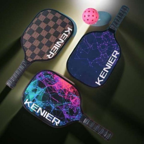 케니어 피클볼 패들 입문용 패드 Pickleball 라켓 볼 2인 세트, 2개, 클래식체크