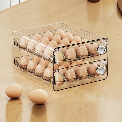 빵트레이사각채반 아워리빙 투명 서랍형 에그 계란 트레이