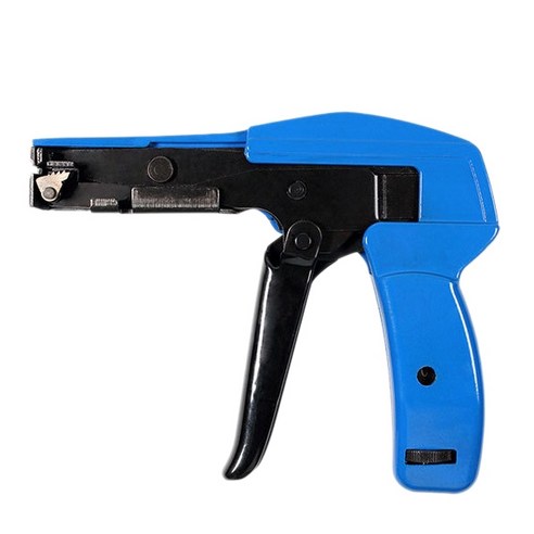 Deoxygene 케이블 타이 도구 고정 나일론 타이용 강철 손잡이가 있는 플러시 컷 포인트 지퍼 도구(파란색), 1개