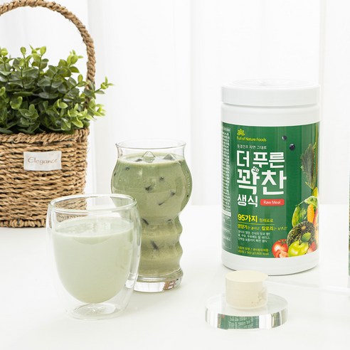 더푸른꽉찬생식 1통 1개월분 한국전통 시리얼 곡물 쉐이크 분말 간단한 아침식사대용, 1개, 900g