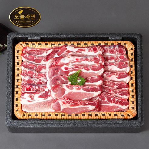 [오늘자연] 한돈 명품 LA 갈비세트 3kg, 단품, 1개