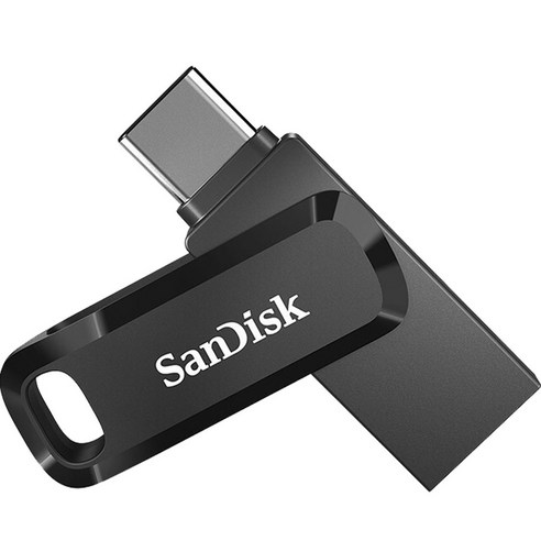 샌디스크 회전캡형 A타입 앤 C타입 USB3.1 블랙 SDDDC3, 256GB