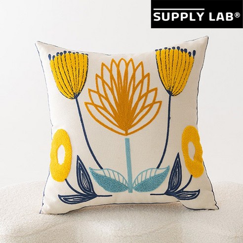 서플라이랩 북유럽 핸드메이드 플라워가든 쇼파쿠션: 아늑함과 아름다움을 더하다