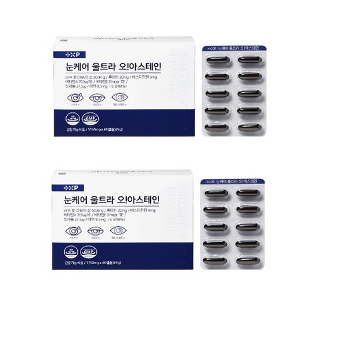 눈 올인원케어 울트라 오!아스 테인*2, 2개, 60정