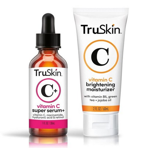 트루스킨 TruSkin Naturals 슈퍼 C 듀오(C 플러스 세럼 및 비타민 모이스처라이저 함유) 미국 발송, 1개