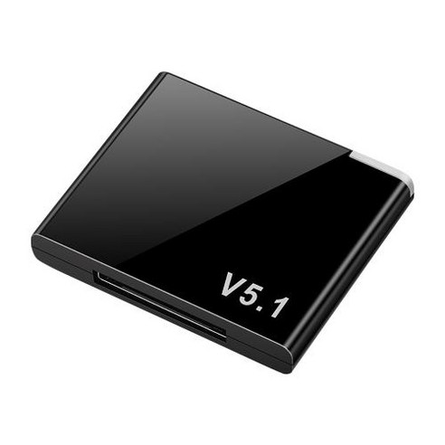 블루투스 리시버 Bluetooth-compatible5.1 오디오 A2DP I-WAVE 아이팟 30 핀 USB 동글 음악 무선 어댑터 전화 TV헤드폰용 3.6cm