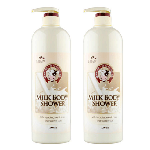 꽃을든남자 우유 바디샤워 1000ml 바디워시, 2개