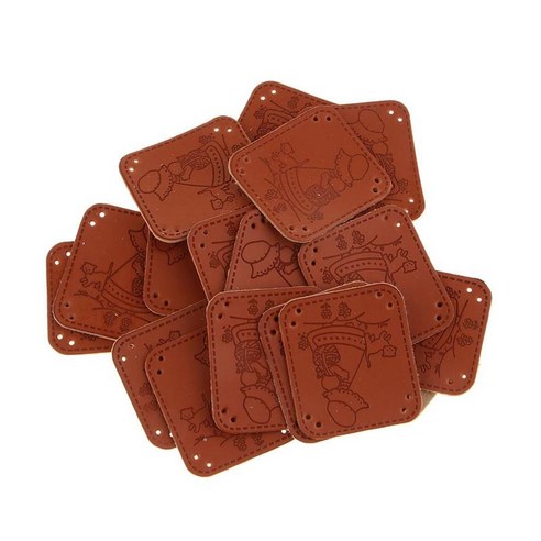 DIY 캔들 셔츠에 대한 20pcs PU 가죽 패치 많은, 소녀