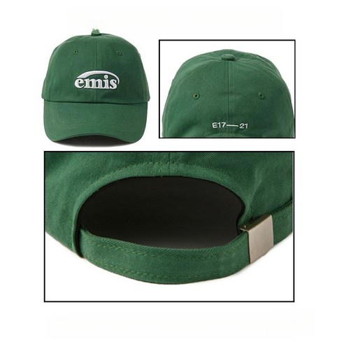 EMIS 이미스 23FW 뉴로고 와펜 볼캡 모자는 남성용으로 다양한 스타일을 연출할 수 있는 유아동용 모자입니다.