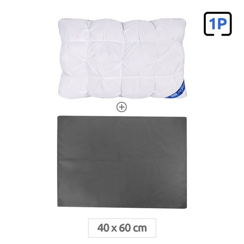FASEN 베개 이탈리아 7성급 호텔 베개 OEKO-TEX 알러지/진드기방지 항균인증 50x70/40x60 cm 수면 배게 배개 베게 베개솜 배게솜 덤으로 베개커버 1/2개 증정, 크림화이트, 1개